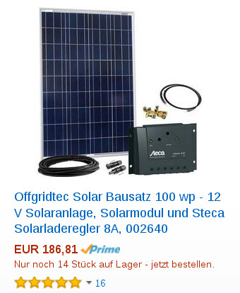 OffgridTech 100W Solar Kit