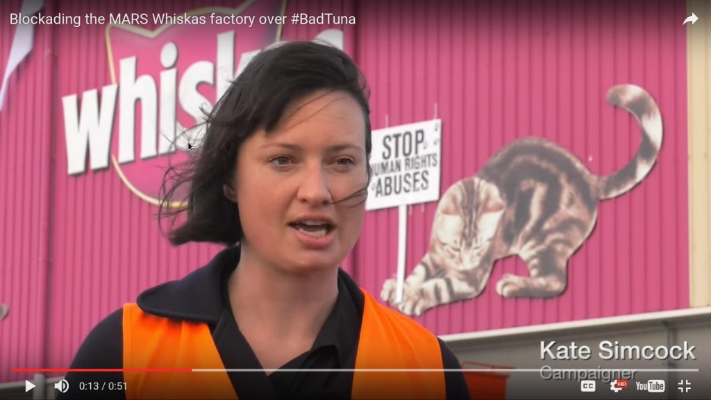 Greenpeace Blockading the MARS Whiskas factory over BadTuna 19.5.2016_Kate_Simcock