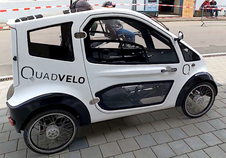 Überdachte Fahrräder Pedelecs – Vierrad Fahrrad – Quadro 4 Wheel ...