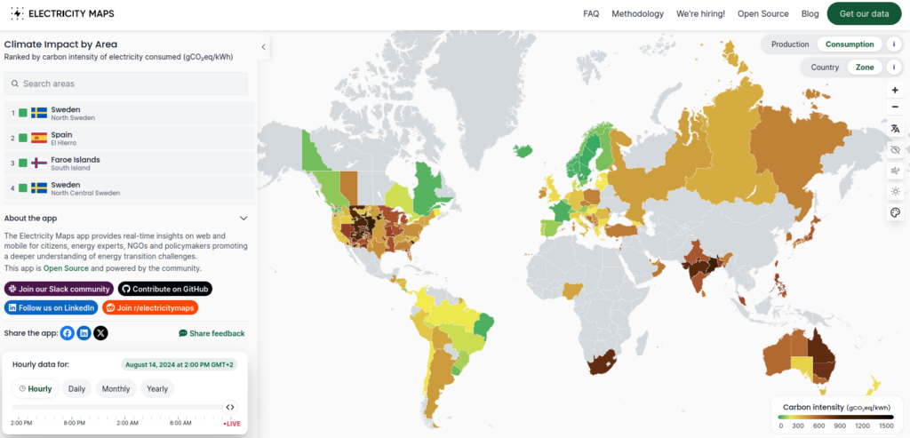 https://app.electricitymaps.com/map